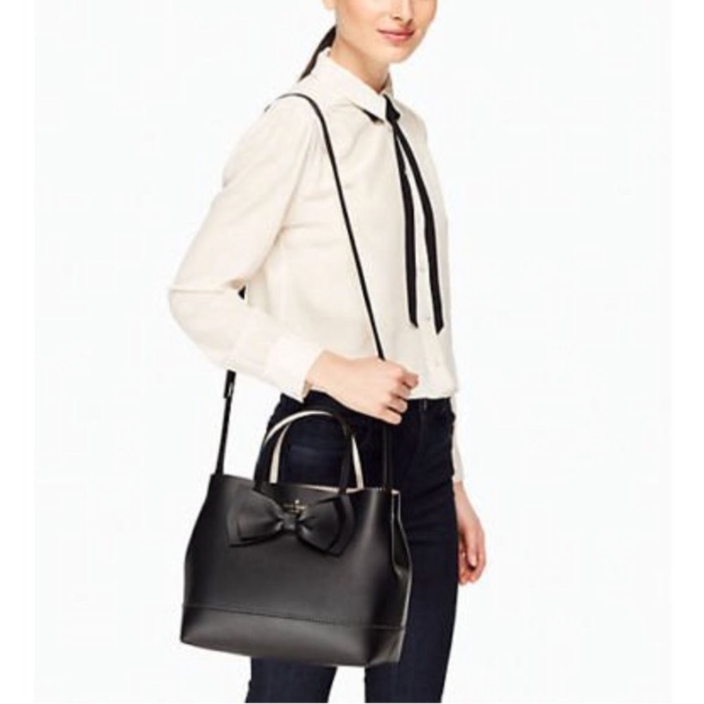 Kate Spade Bow Vanderbilt Handbag - Picture 5 of 8
